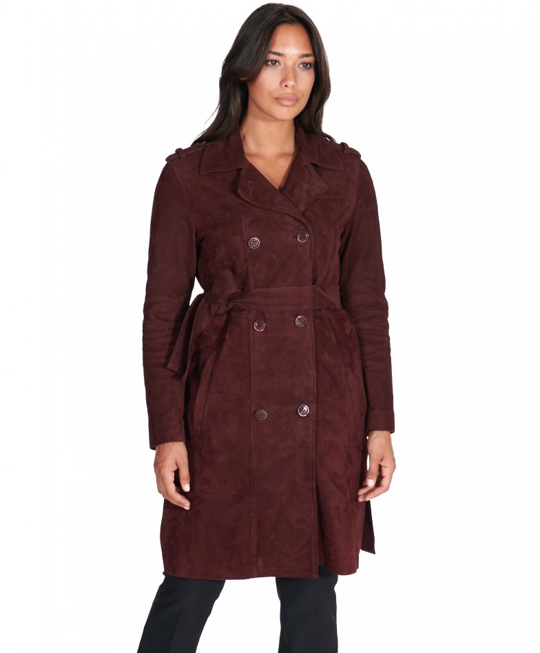 Manteau bordeau clearance femme pas cher