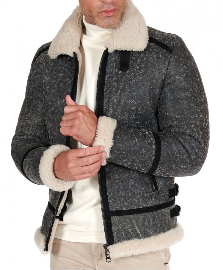 Blouson mouton safari veste...