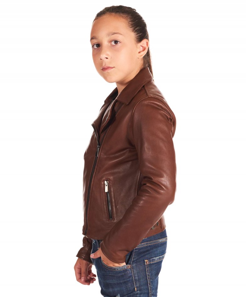 Blouson brun enfant de la marque Riot Club